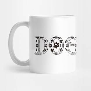 DOG Lover Design with tiny paws Mug